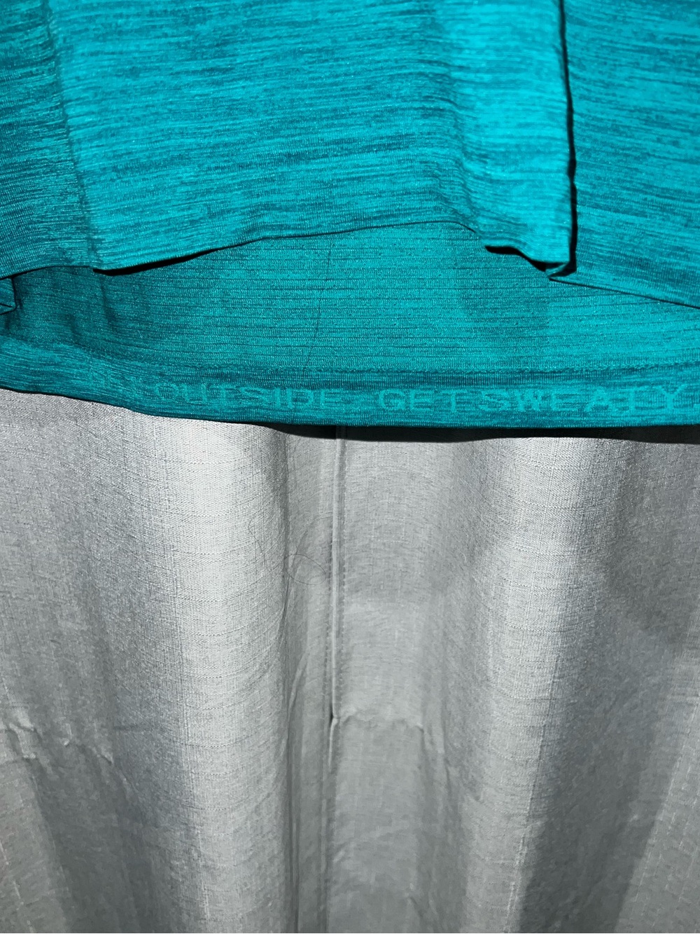 Lululemon Teal “Get Sweaty” Racerback Workout Tank Top - Picture 5 of 5